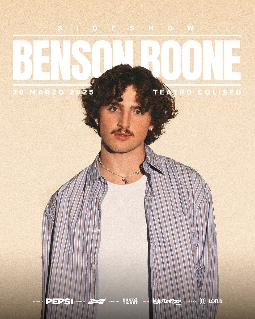Poster for Benson Boone
