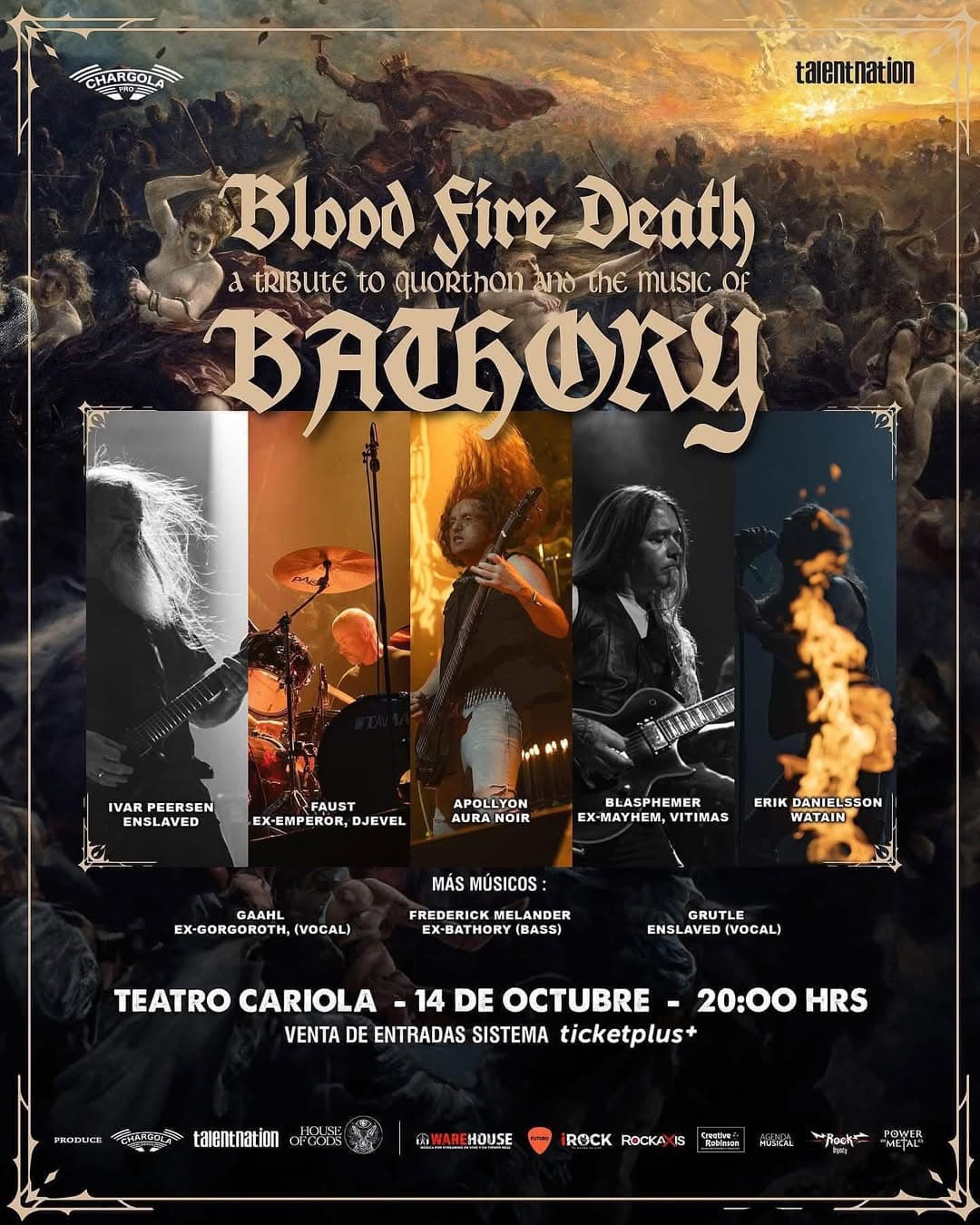 Poster for Blood Fire Death