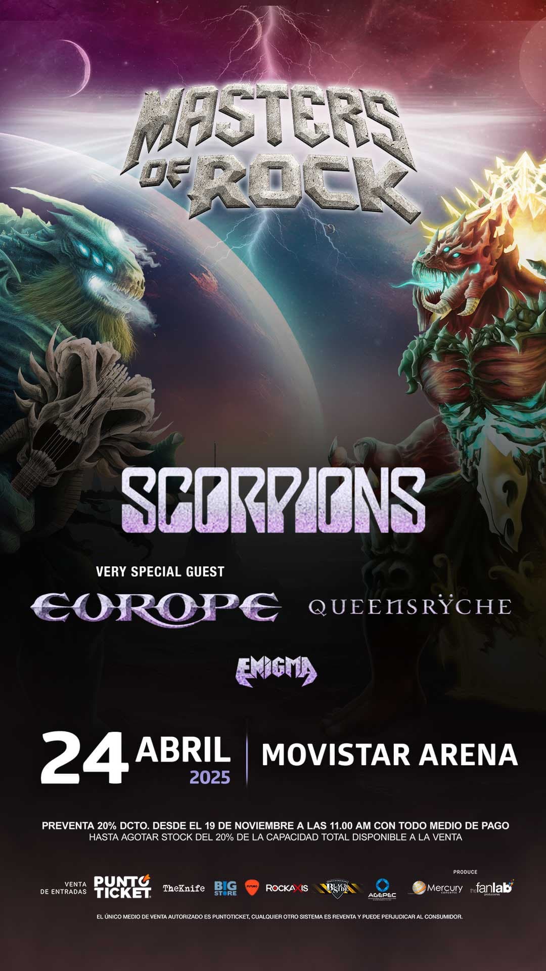 Poster for Masters of Rock