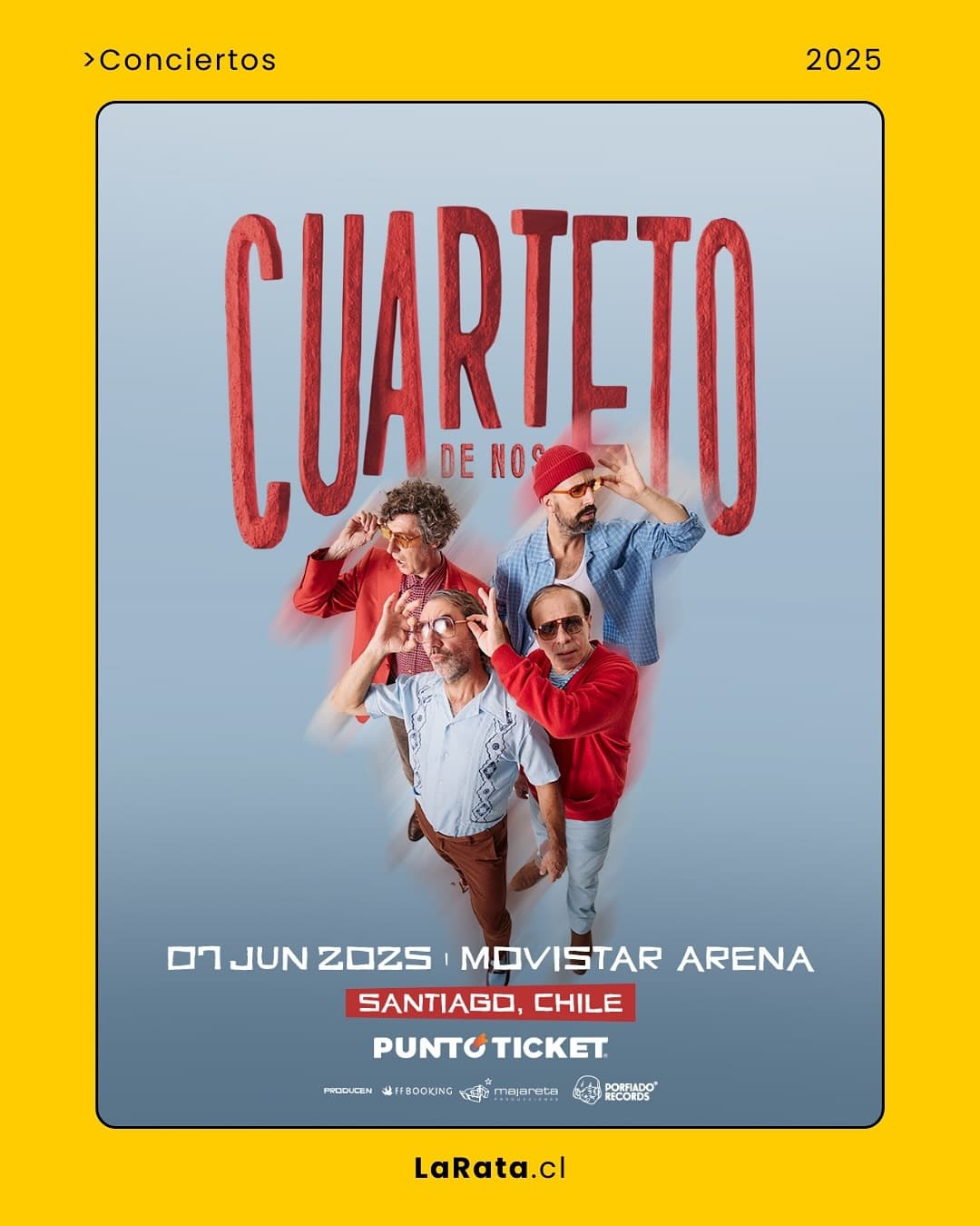 Poster for El Cuarteto de Nos