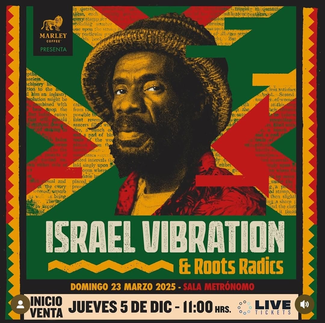 Poster for Israel Vibration & Roots Radics