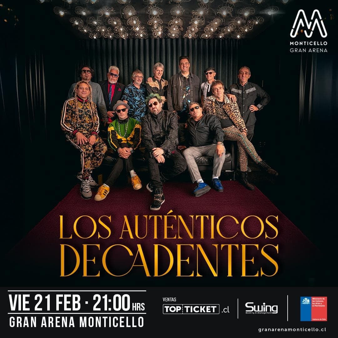 Poster for Los Auténticos Decadentes
